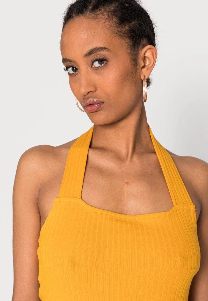 T-Shirt ANNA FIELD Anna Field Top Jaune Femme | OPX-6914203